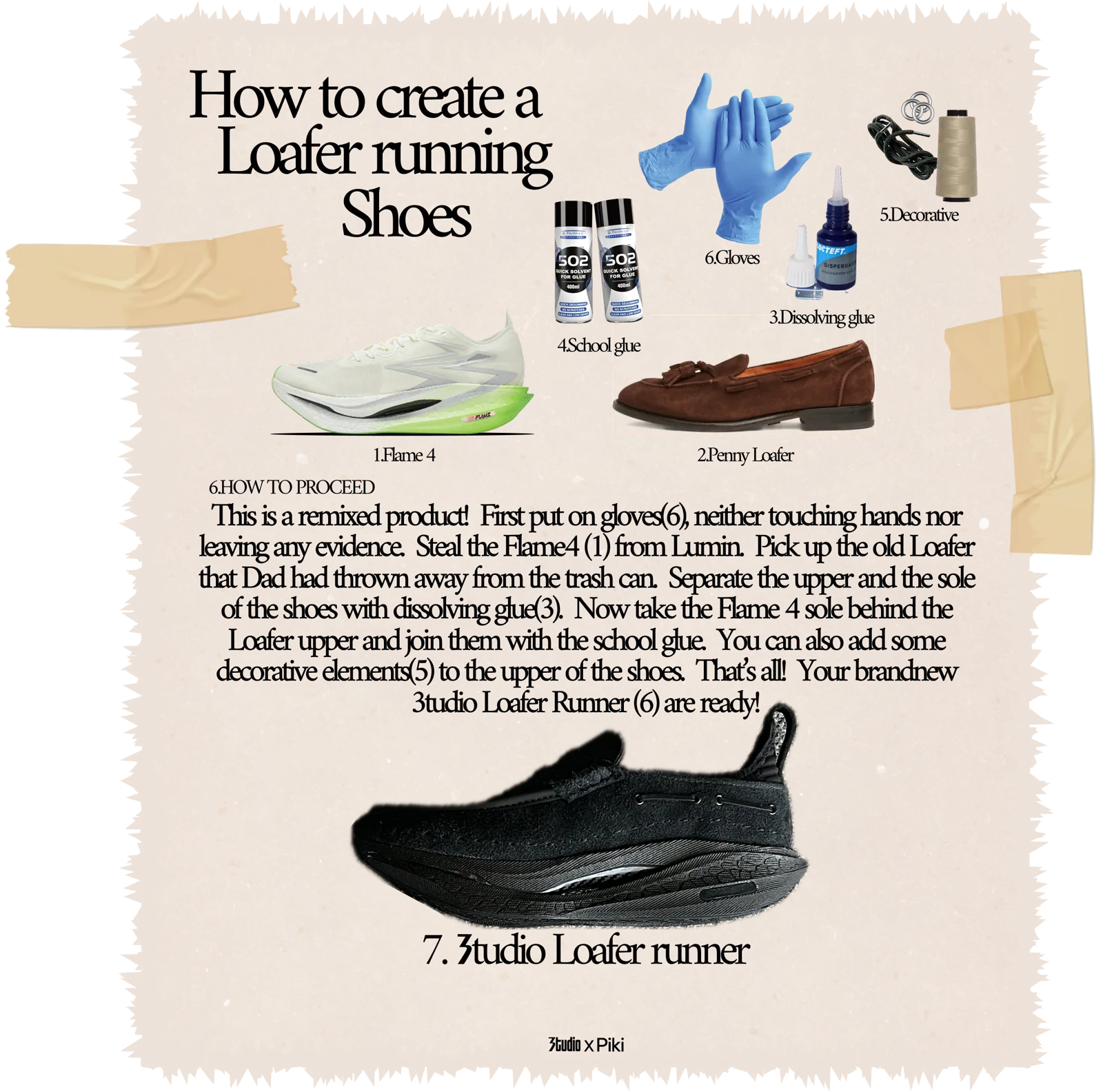 Loafer runner how-to